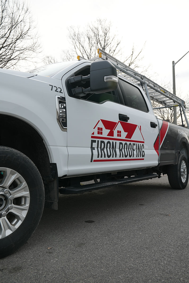 Firon Roofing truck