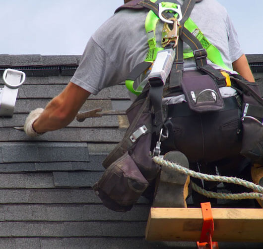 Roof repair project 2